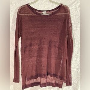 Garage Maroon Sweater Size XS